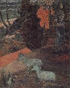 Paul Gauguin There are two sheep oil painting